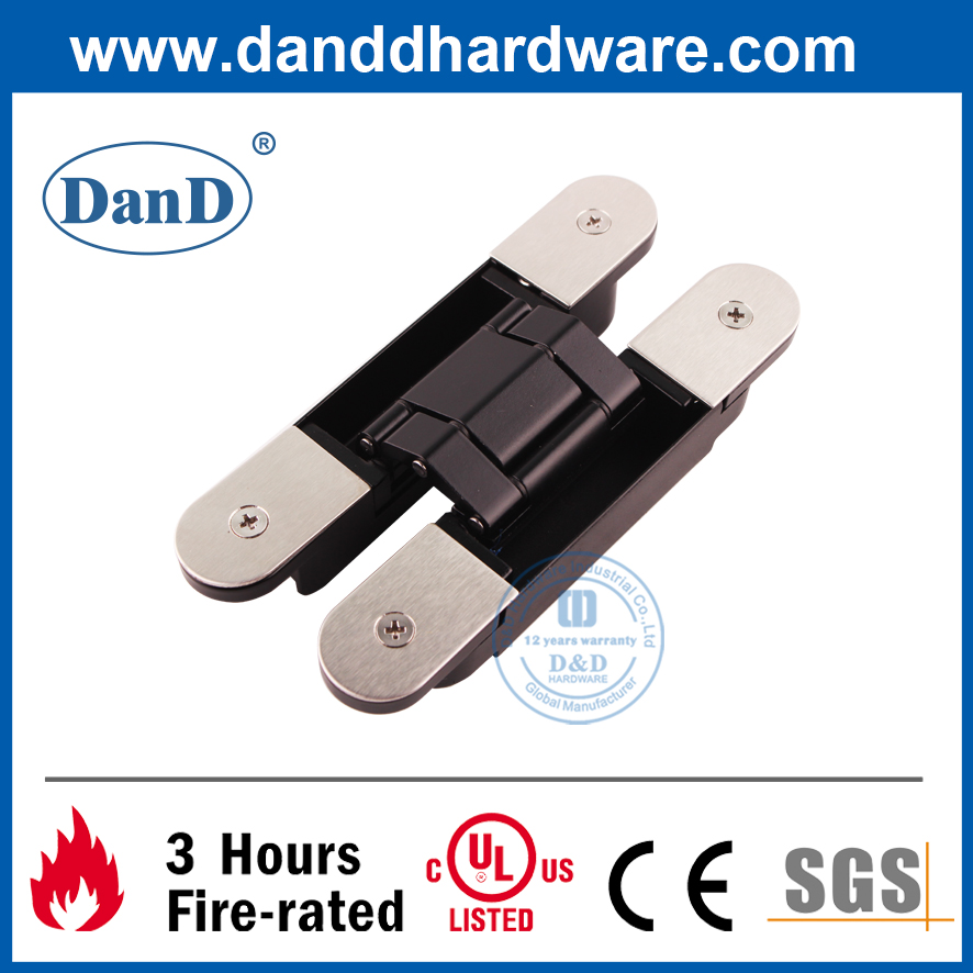 180 Grad 3D Zinklegierung Heavy Duty verborgene Türscharnier-DDCH008-G120