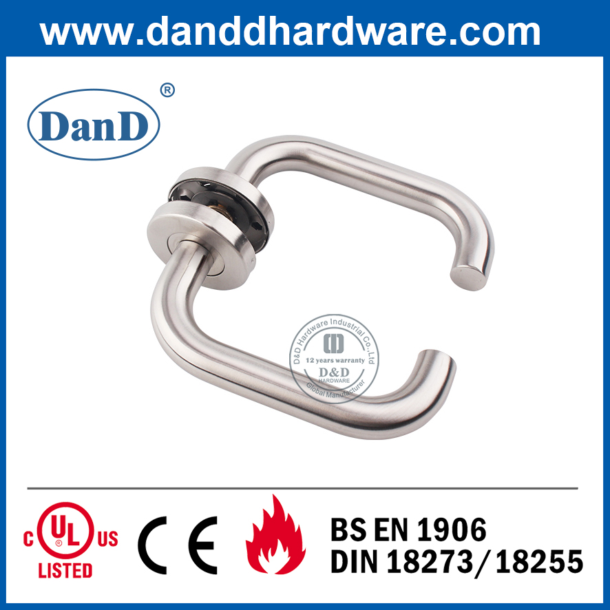 CE Grade 4 Edelstahl 304 Moderne Fire Nenne Innentürgriff-DDTH001