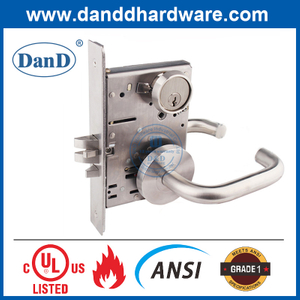 ANSI Grad 1 Edelstahl 304 Mortice Entry Door Lock-DDAL04
