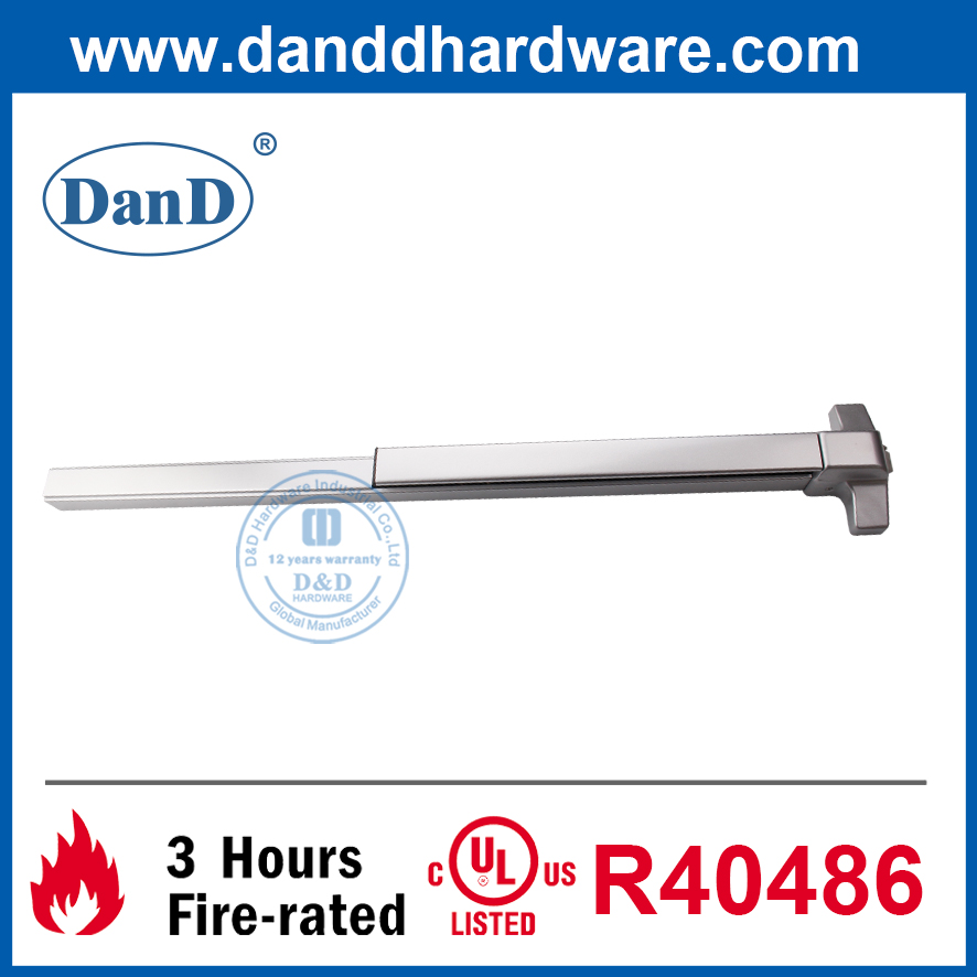 UL aufgeführt Ansi Edelstahl Feuerausgang RIM Panic Device-DDPD003