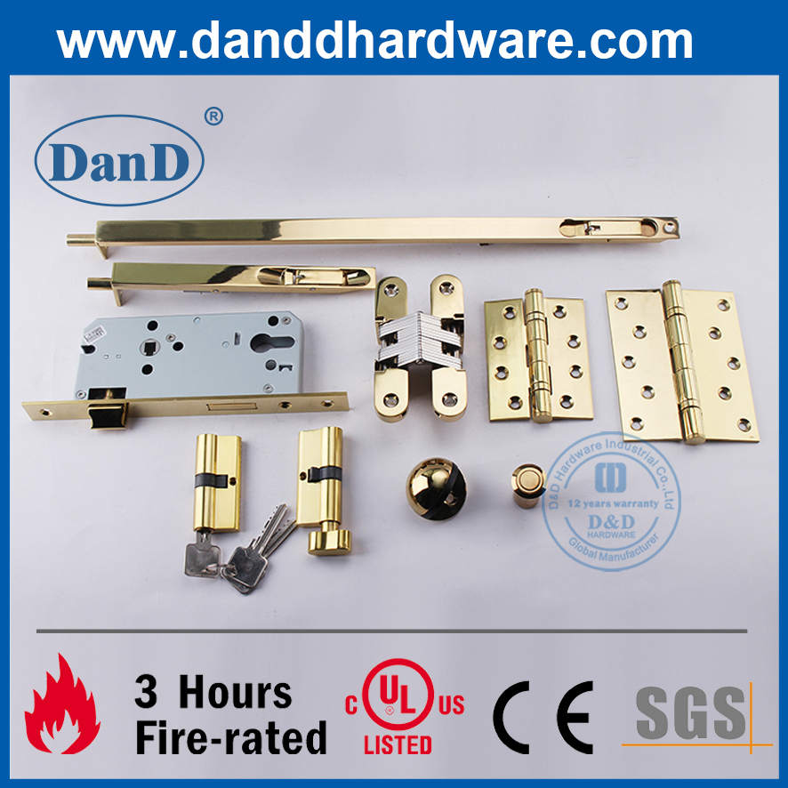 Messingboden montierte Türstopper für Metalltür-DDDS005