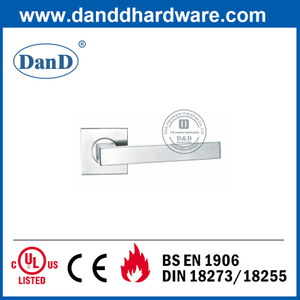 Klasse 304 Silber Dekorativer Türgriff mit Square Rose-DDth020