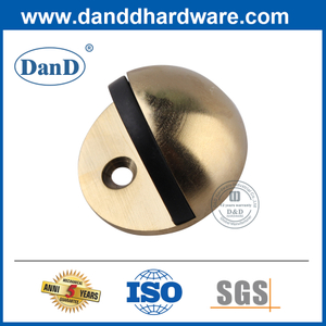 Sicherheit aus Edelstahl Half Moon Satin Messing Tür Stop-DDDS001
