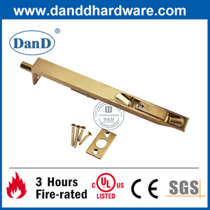 Edelstahl Satin Messing Unterputz-Türschraube für Holztür-DDDB001