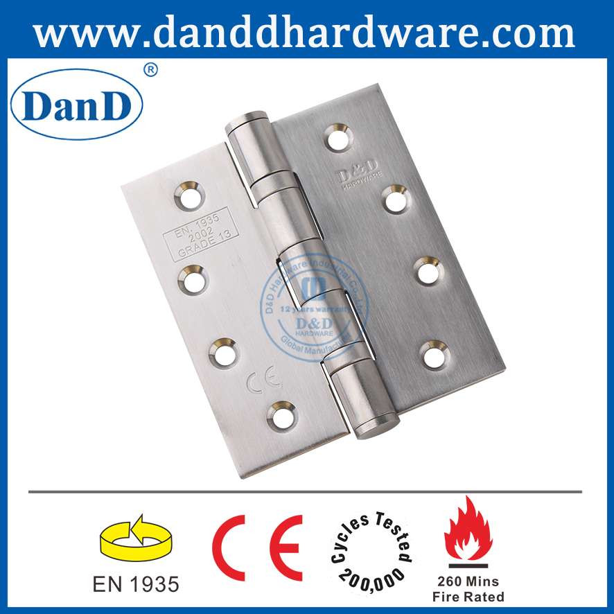 Hohe Qualität CE Edelstahl 201 Silber Sondertür-Scharnier -DDS001-CE -4x3.5x3